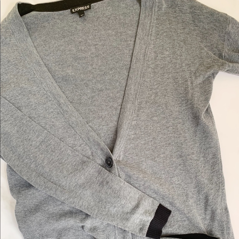 Express Pocket Boyfriend Cardigan